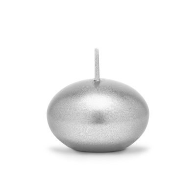 Floating candle - Metallic silver (4cm) - big_SDMET40-018-OP_02_S.jpg