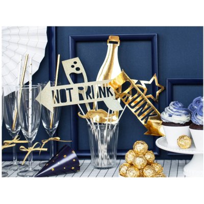 Photo Booth Props gold - Let's celebrate! - Photo props Let's Celebrate, mix, gold (1 pkt 8 pc ) - Internet shop(1).jpg