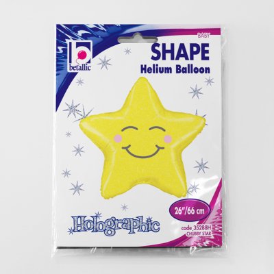 Chubby Star (67cm,26") foil balloon - 35288H.jpg