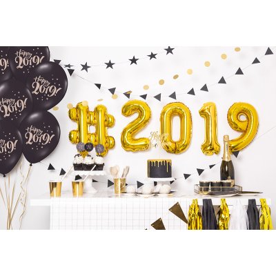 Cake topper - Happy New Year, gold, 24 cm - big_KPT32-019M_06_S.jpg