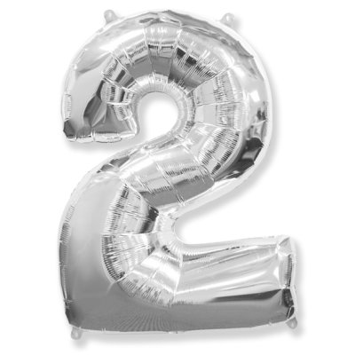 Number 2 Silver (102cm, 40") Flex Single Pack