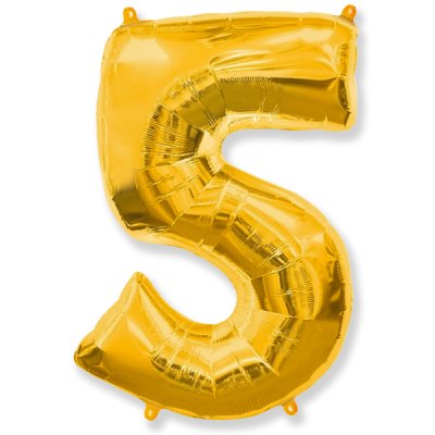 Number 5 Gold (102cm, 40") Flex Single Pack