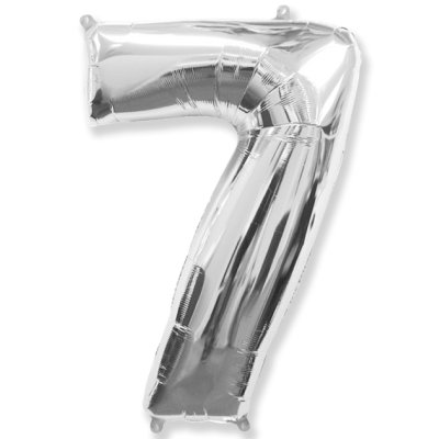 Number 7 Silver (102cm, 40") Flex Single Pack