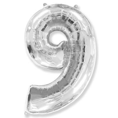 Number 9 Silver (102cm, 40") Flex Single Pack