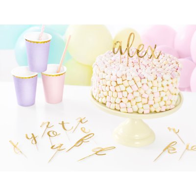 Cake Toppers - Alphabet, gold, 53pcs - KPT38-019M_03_H.jpg