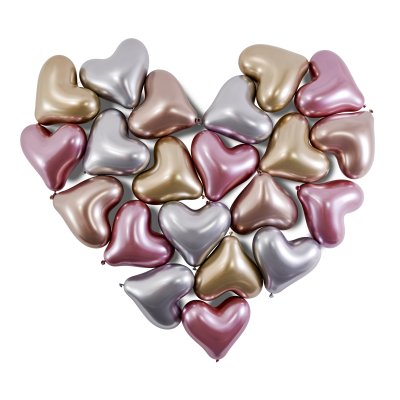 Balloons heart 25cm/10" Shiny Assorted mix (25pcs) - CRB12 (1).jpg