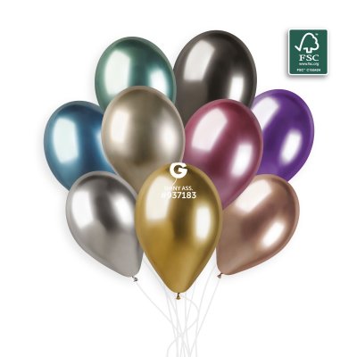 Balloons 33cm/13" #113 Shiny Assorted (50pcs) - shiny-assortment.jpg