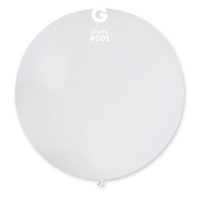 Balloon G220 #001 Pastel White (80cm/31") - G220_01_O.jpg