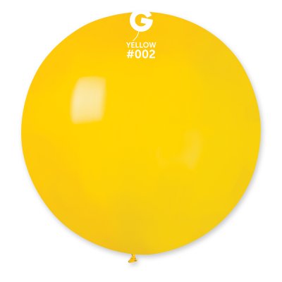 Balloon G220 #002 Pastel Yellow (80cm/31") - G220_02_O.jpg