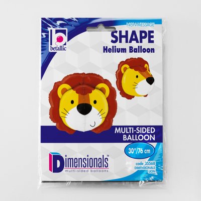 Lion head 3D (76cm,30") foil balloon - 35568.jpg
