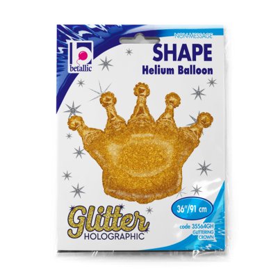 Crown Shiny Gold 36"/91cm Foil Balloon - 35564GH.jpg