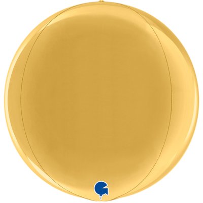 Globe - Gold 4D (38cm,15") foil balloon