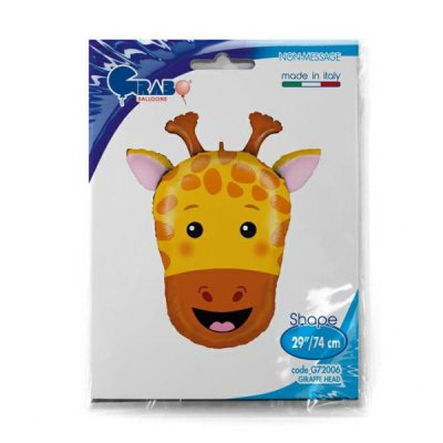 Giraffe head (61cm,24") foil balloon - giraffe-head-29-grabo-2c-pkt.jpg