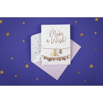 Card with bracelet - Make a wish!, 10.5x14.8cm - KAB3_04_H.jpg