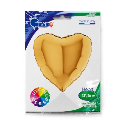 Heart - gold (46cm,18") foil balloon - 18002G-P-Packaged.jpg
