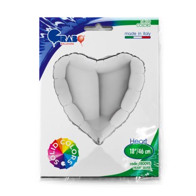Heart - silver (46cm,18") foil balloon - 18009S-P-Packaged.jpg