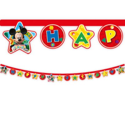 Banner - Happy Birthday Mickey Mouse