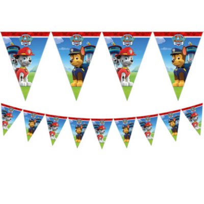 Flag Garland - Paw Patrol (9 flags)