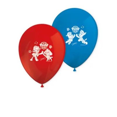 Balloons 28cm/11" - Paw Patrol (8pcs)