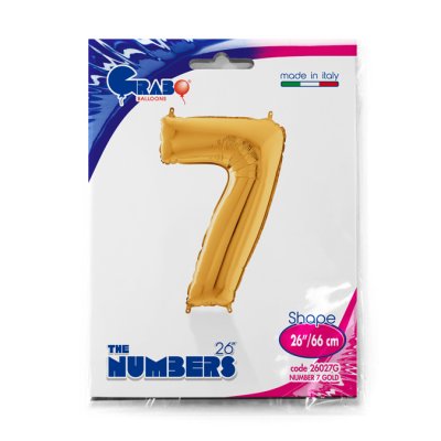 Number 7 Gold (66cm, 26") foil balloon - 26027G-P-Packaged.jpg