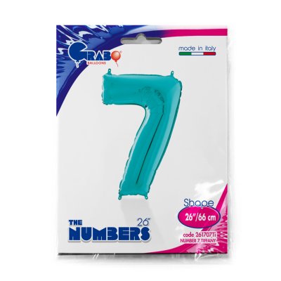 Number 7 Tiffany Blue (66cm, 26") foil balloon - 261707Ti-P-Packaged.jpg
