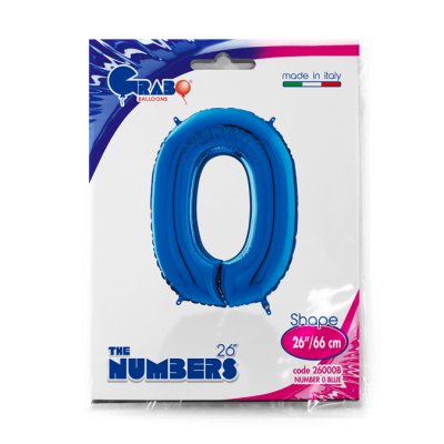 Number 0 Blue (66cm, 26") foil balloon - 26000B-P.jpg