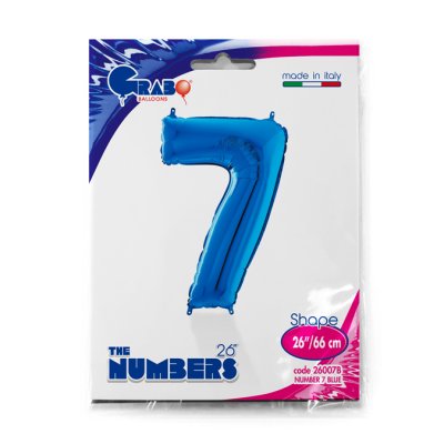 Number 7 Blue (66cm, 26") foil balloon - 26007B-P-Packaged.jpg