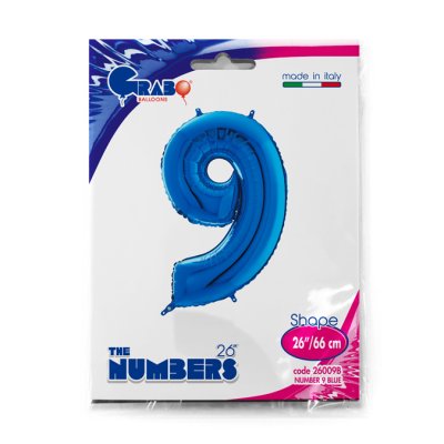 Number 9 Blue (66cm, 26") foil balloon - 26009B-P-Packaged.jpg
