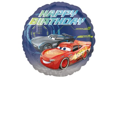 Foil balloon round - Cars HB 18"