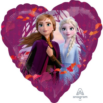 Foil heart balloon - Frozen 2, 18"