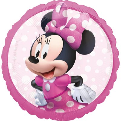 Foil balloon rounde - Minnie Mouse cute 18"