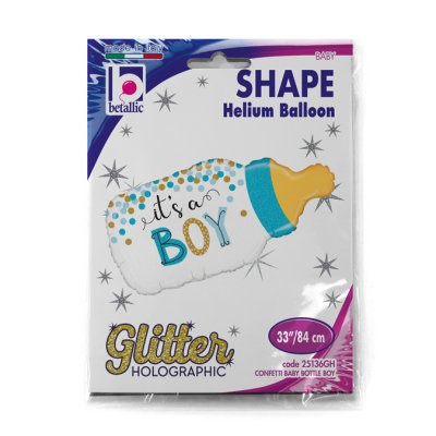 Milk bottle - It´s a boy (84cm,33") foil balloon - 25136GH-P-Packaged.jpg