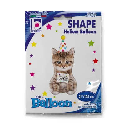 Cat (91cm,36") foil balloon - 25122-P-Packaged.jpg