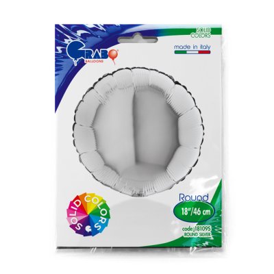 Circle - Silver (46cm,18") foil balloon - 18109S-P-Packaged.jpg