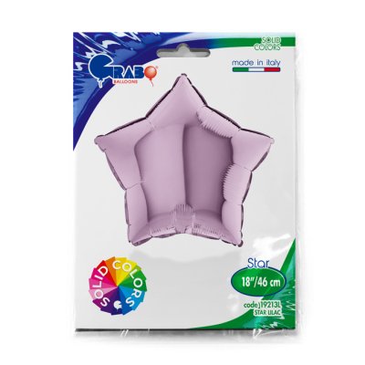 Star - lilac (46cm,18") foil balloon - 19213L-P-Packaged.jpg