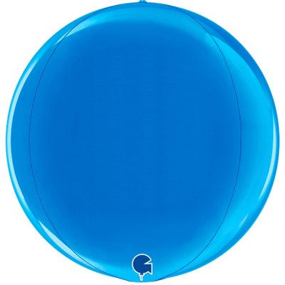 Globe - Blue 4D (38cm,15") foil balloon