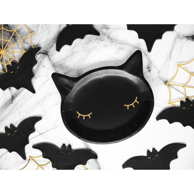 Paper plates - Black cat 22x20cm, 6pcs - big_TPP60_02_S.jpg