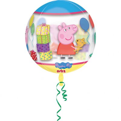 Ball - Pig Pepina, 38x40cm - foil balloon