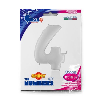 Number 4 White (120cm,40") foil balloon - 934WWh-P-Packaged.jpg