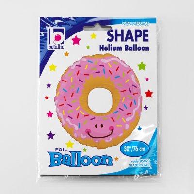 Donut with a smile (66cm,26") foil balloon - 85693.jpg