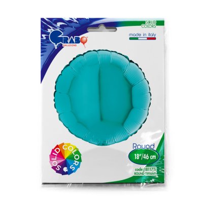 Circle - tiffany blue (46cm,18") foil balloon - 18117Ti-P-Packaged.jpg
