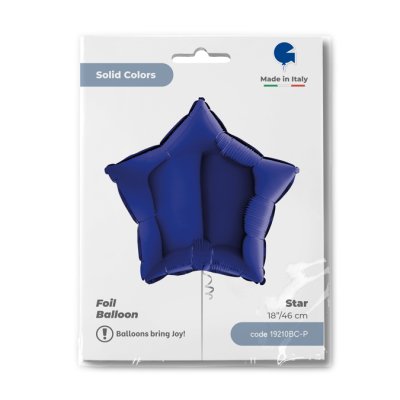 Star - capri blue (46cm,18") foil balloon - 19210BC-P-Packaged-1.jpg