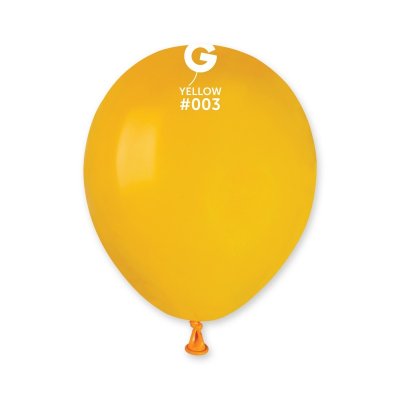 Balloons 13cm/5" #003 Pastel Mango Yellow (100pcs) - yellow.jpg