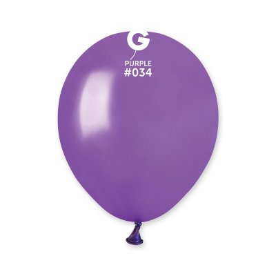 Balloons 13cm/5" #034 Metallic Purple (100pcs) - purple.jpg