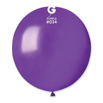 Balloons 48cm/19" #034 Metallic Purple (50pcs) - m150 purple.jpg
