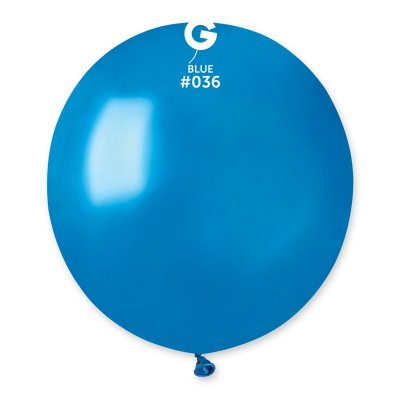 Balloons 48cm/19" #036 Metallic blue (25pcs) - blue.jpg