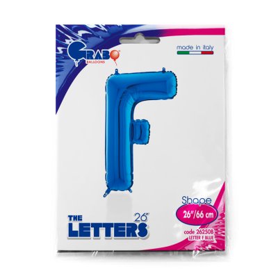 Letter F Blue (66cm,26") foil balloon - 26250B-P-Packaged.jpg