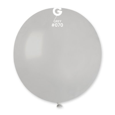 Balloons 48cm/19" #070 Pastel Grey (25pcs) - grey.jpg