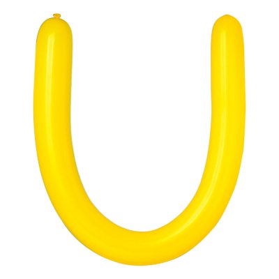 Modeling balloons thick (130cm:8cm) #002 Pastel Yellow (50pcs)
