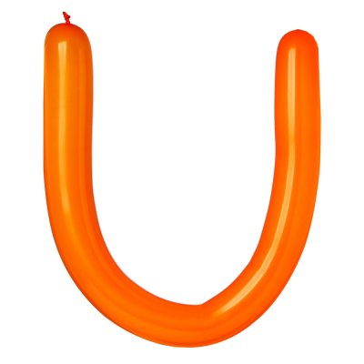 Modeling balloons thick (130cm:8cm) #004 Pastel Orange (50pcs)